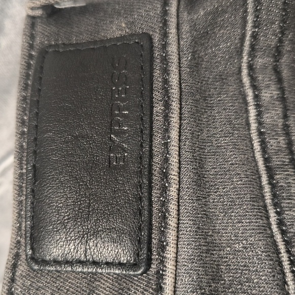 EXPRESS Mid Rise Stretch SKINNY JEANS Size 0 Regular - Picture 6 of 8